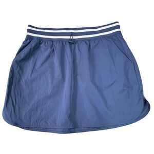 Offline by Aerie Women's Blue and White Athletic Track Skirt Size M